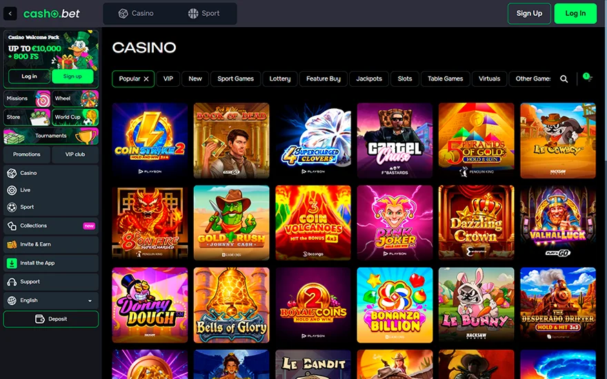 Cashobet spellen